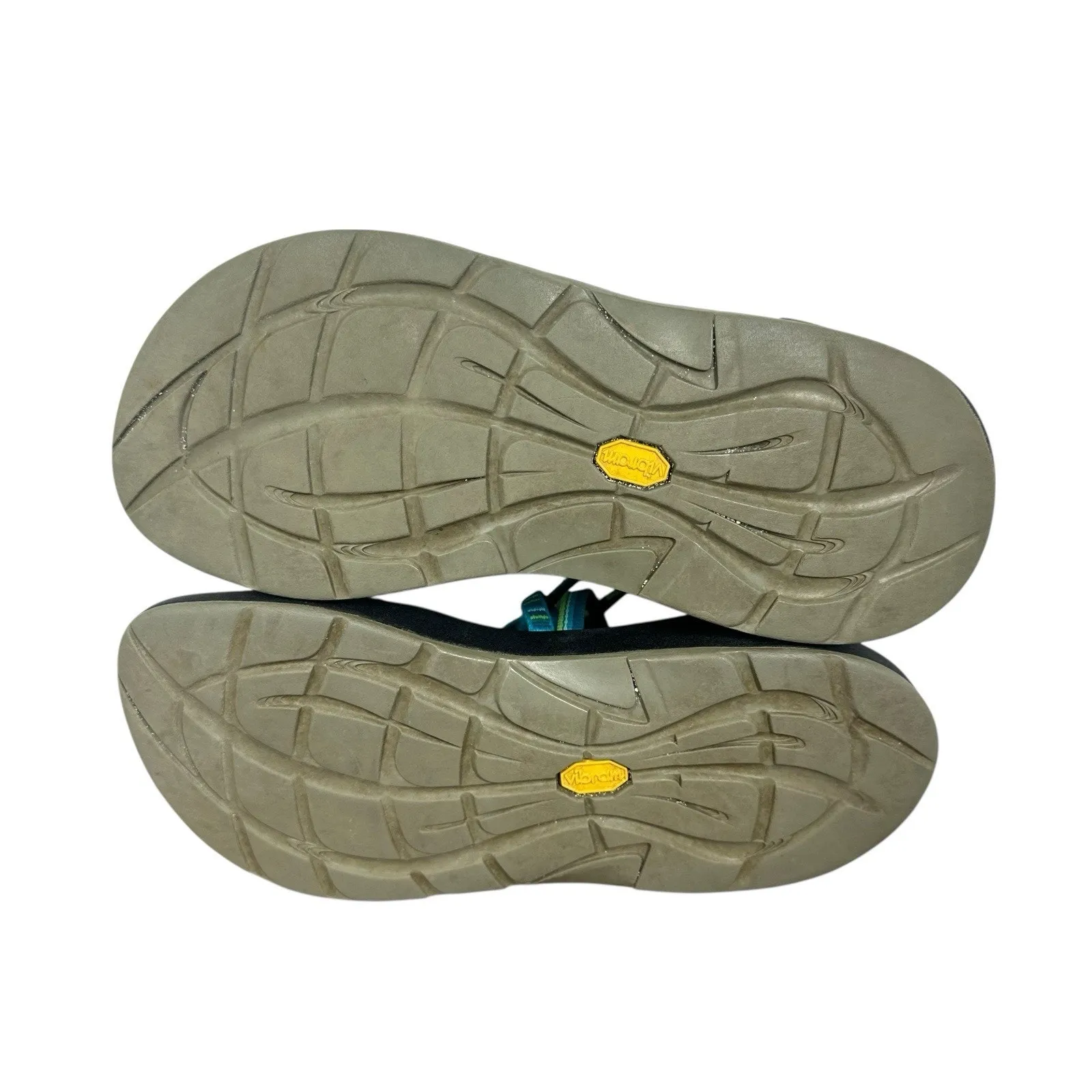 Chaco ZX/2 Classic Womens Size 7 Double Strap Toe Loop Blue Green Sport Sandals - Image 10