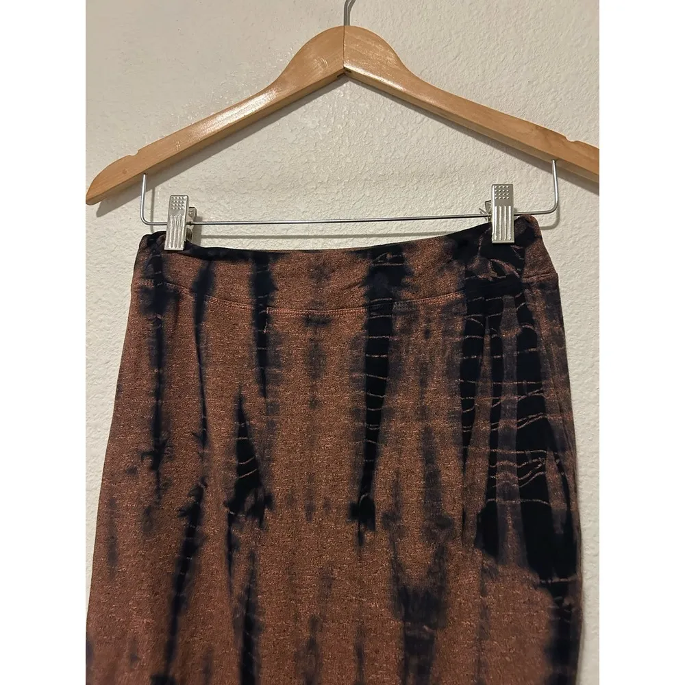 NEW Sundry Women's Size 1 Small Skirt Tie Dye Bleach Pull On Stretch Made in USA - Image 11