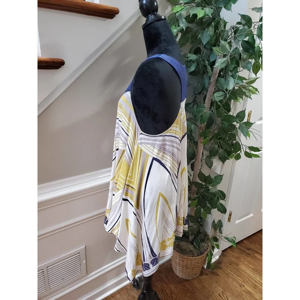 Ted Baker Women's Multicolor Cotton Sleeveless Round Neck Pullover Top Shirt 4 - Image 7