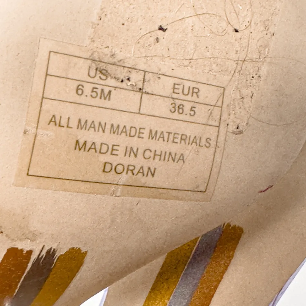 Sam Edelman Doran Lavender Purple Strappy Sandal Heel NEW, Size 6.5, MSRP $130 - Image 11