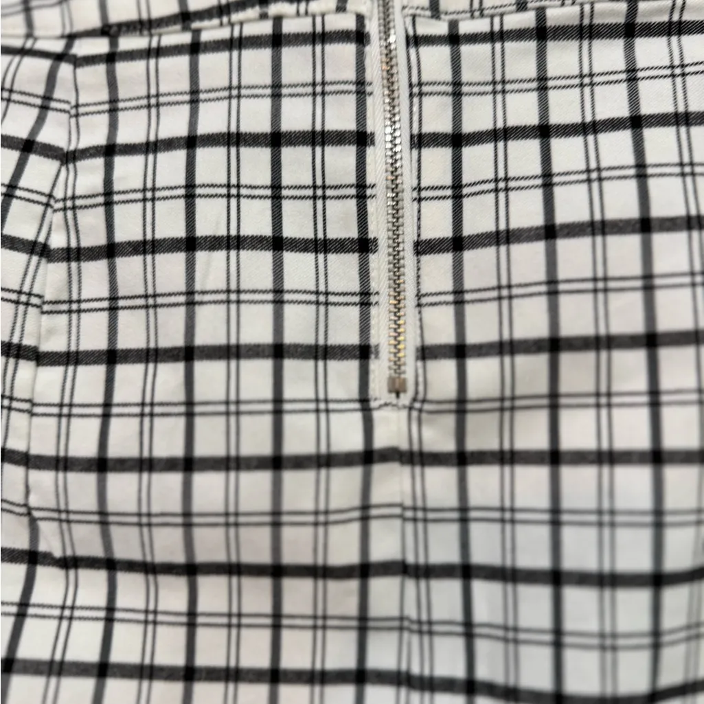 Garage Black and White Checkered Mini Skirt - Image 5