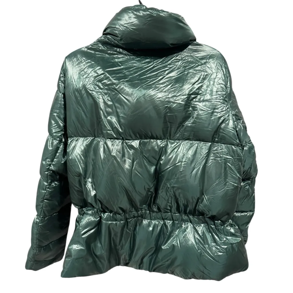 Herno Down Jacket Lightweight Nylon Green 14 Warm Puffer XL - Image 6