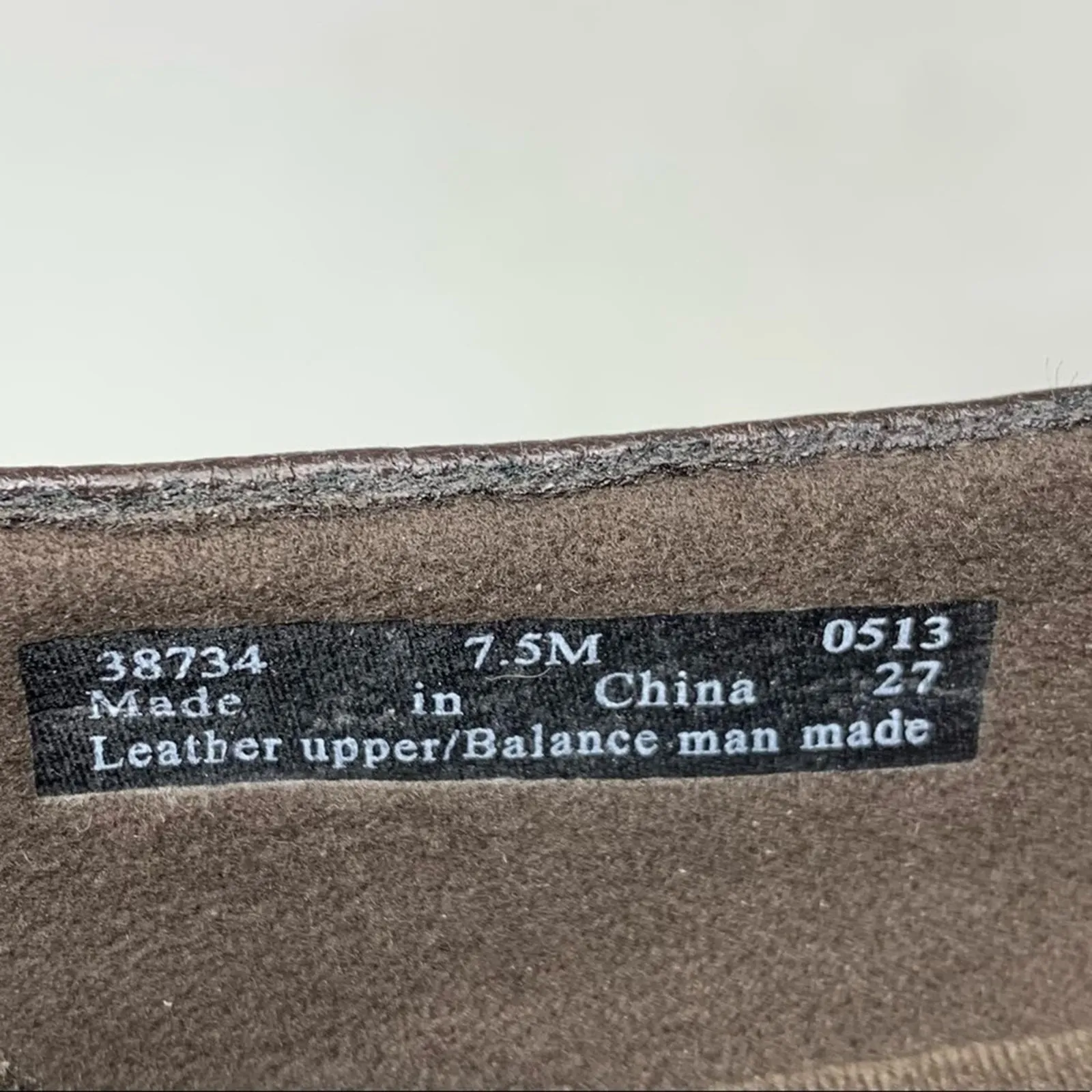 Clarks Bendables Sixty Cruise Brown Tumbled Leather Mary Jane Slip On Loafer 7.5 - Image 8