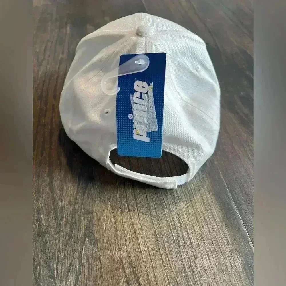 Prince Pickleball Cap White Red‎ Adjustable Sports Hat - Image 4