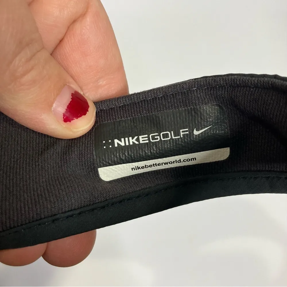 Nike Golf Strap‎ back visor adjustable black one size fits most - Image 4