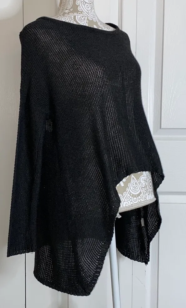 Chandelier Skull Bling Oversized Sweater Black - Image 2