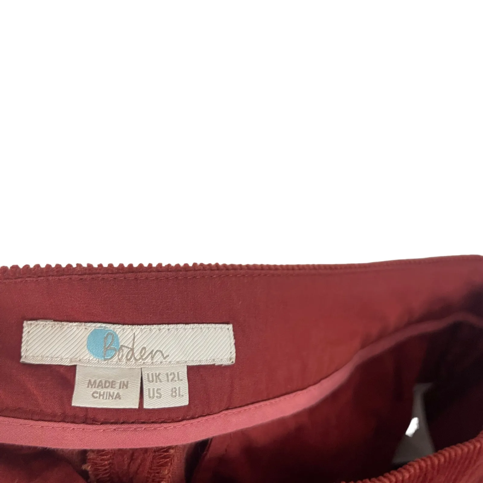 Boden‎ Women's Size 12L Rust Orange Corduroy Bootcut Pants - Image 6