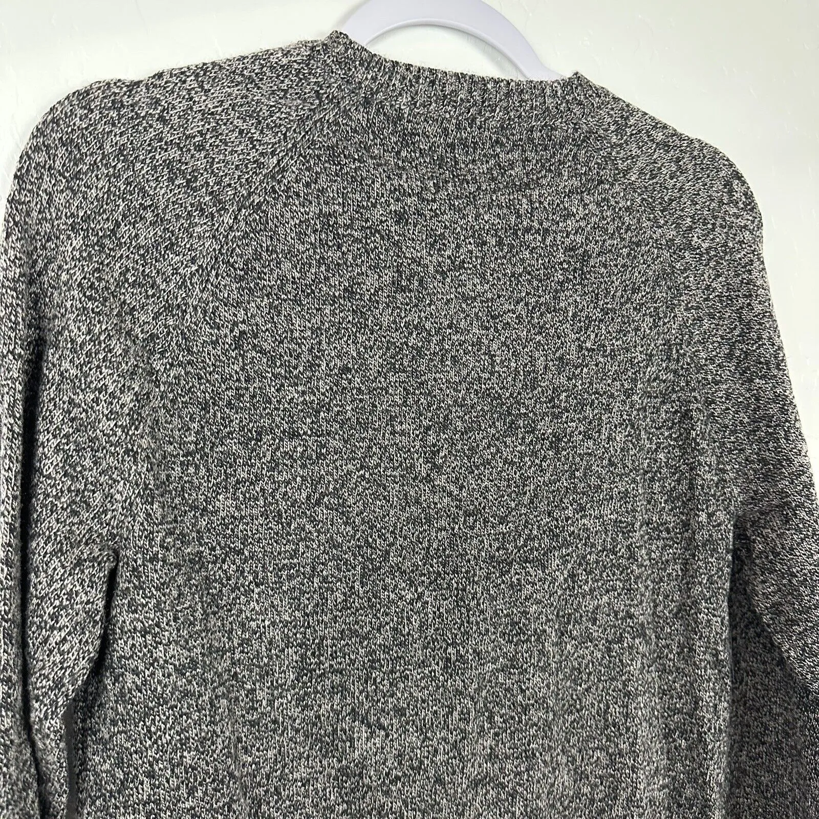J Crew Factory Women's Lamb Wool Knit Crew Neck Black Sweater Pullover Size XS - Image 4