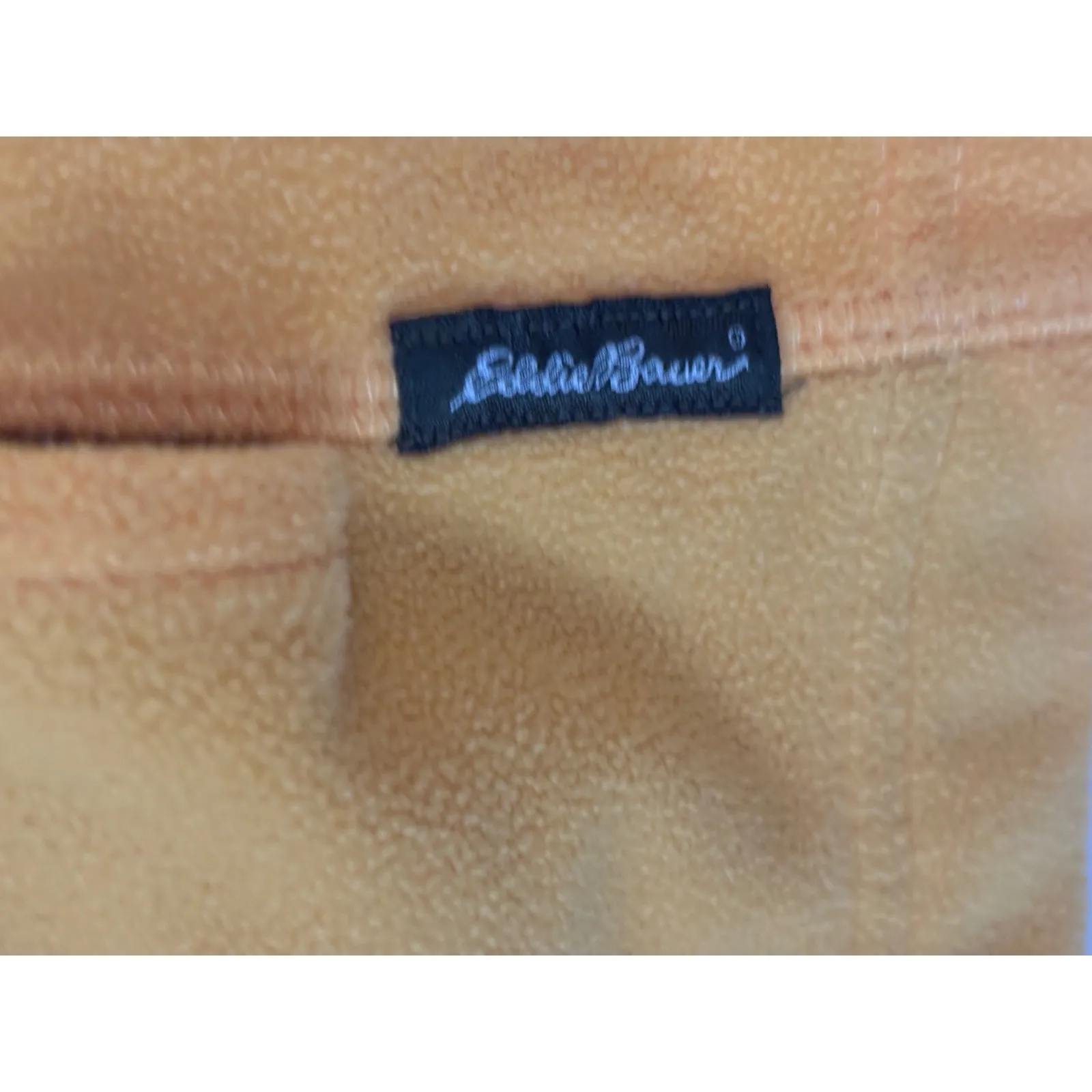 Eddie Bauer Women's Yellow Fleece Full Zip Jacket Outdoor Activewear Small‎ - Image 3