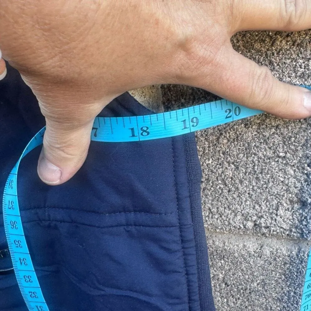 Vintage Black Bear Ski bib Snowsuit size large Blue - Image 3