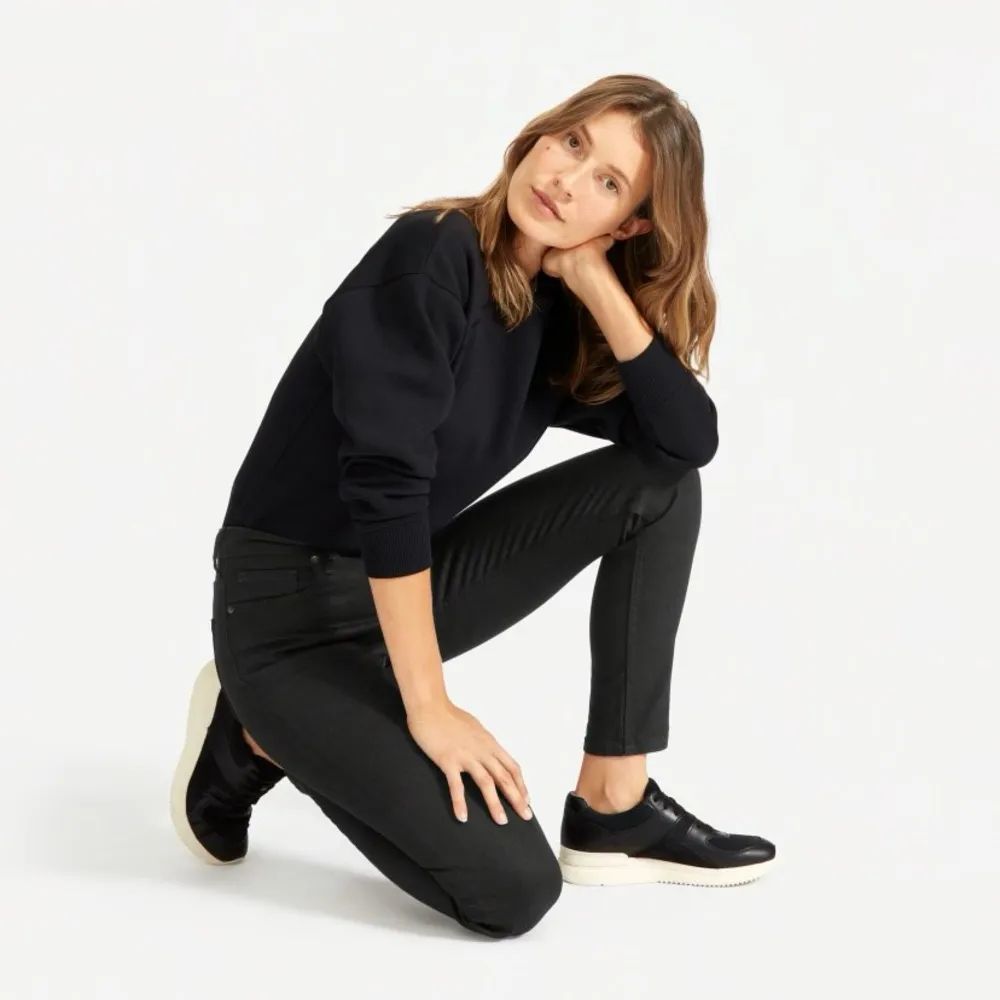 Everlane • 27 TALL The High Rise Skinny Jean black stretch denim ankle classic - Image 10