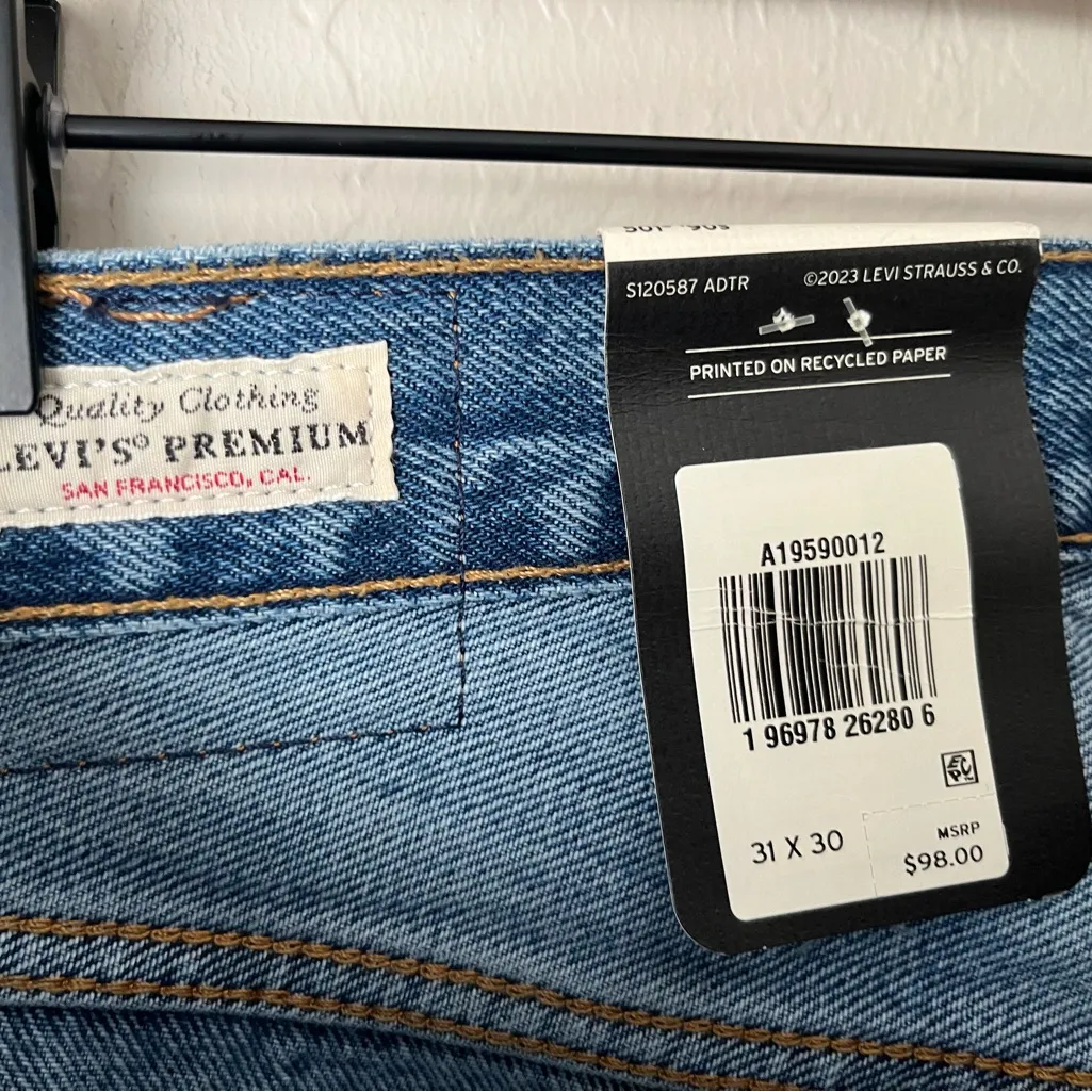 Levi’s 501 90’s jeans 31 NEW - Image 11