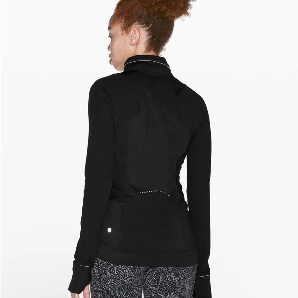 Lululemon Far and Free Jacket Black Size 8 Athleisure Activewear - Image 2