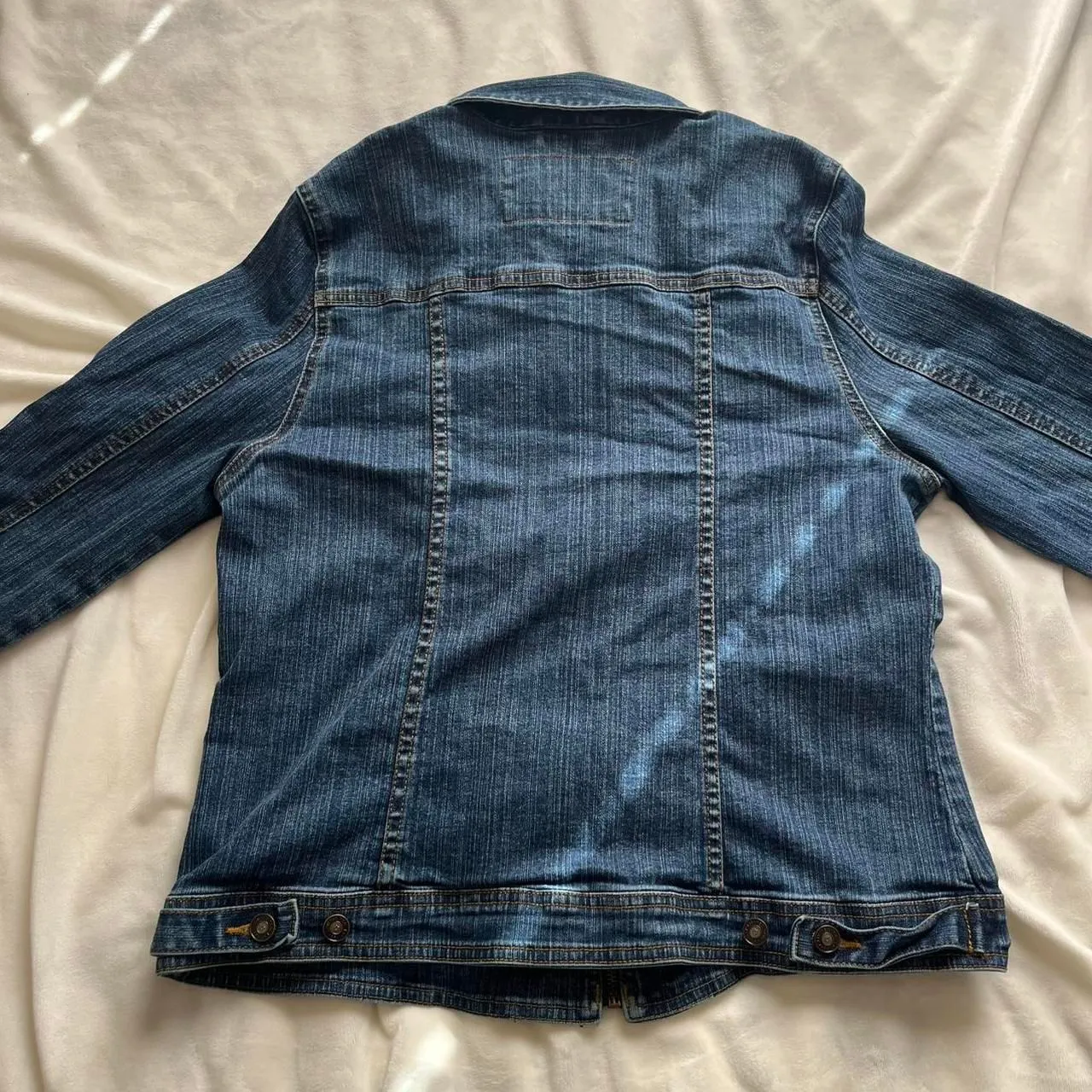 Vintage Y2K Limited Too blue denim zip up jacket with pockets size youth XXXL - Image 4