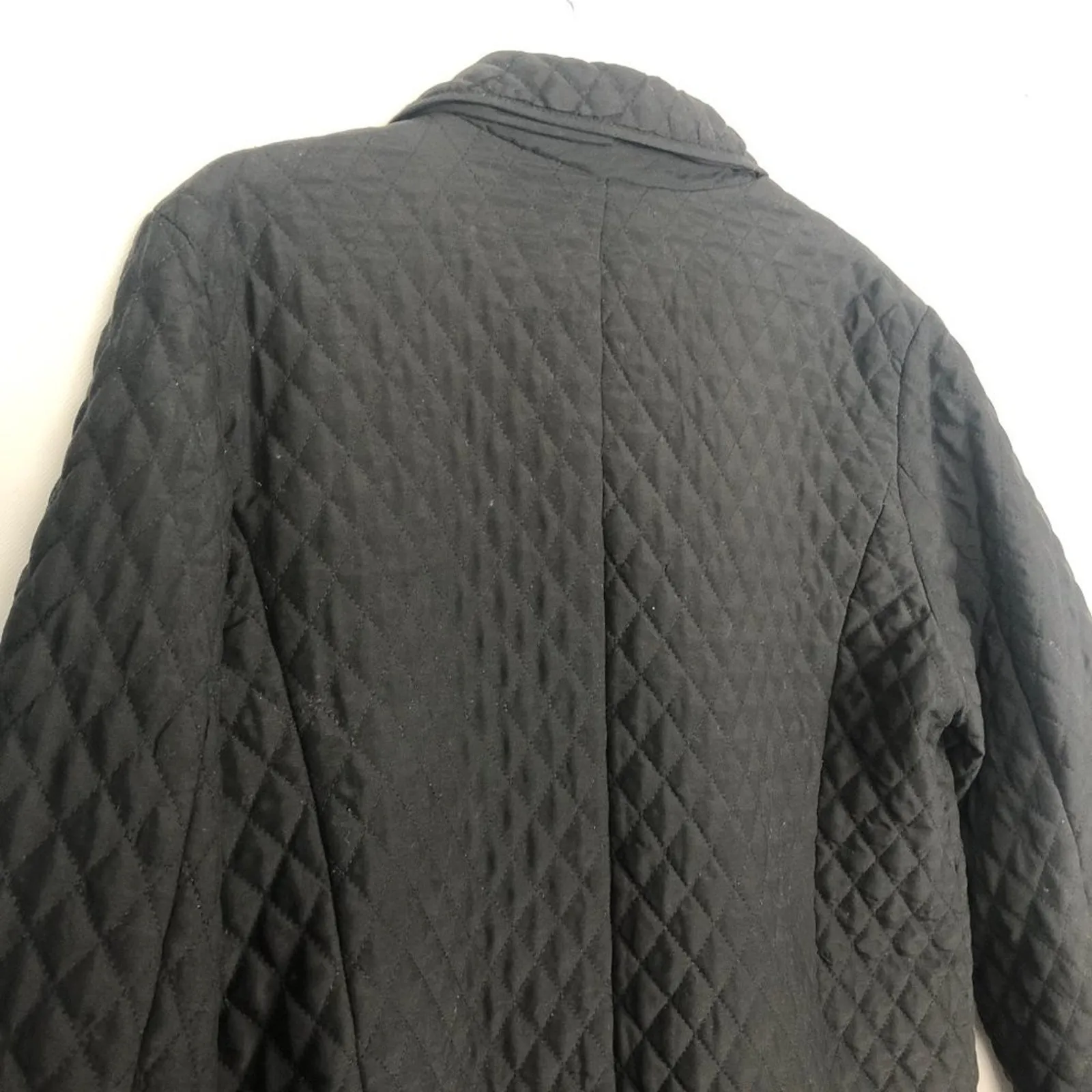 Marvin Richards Vintage Quilted Black Jacket Size Large - Image 7