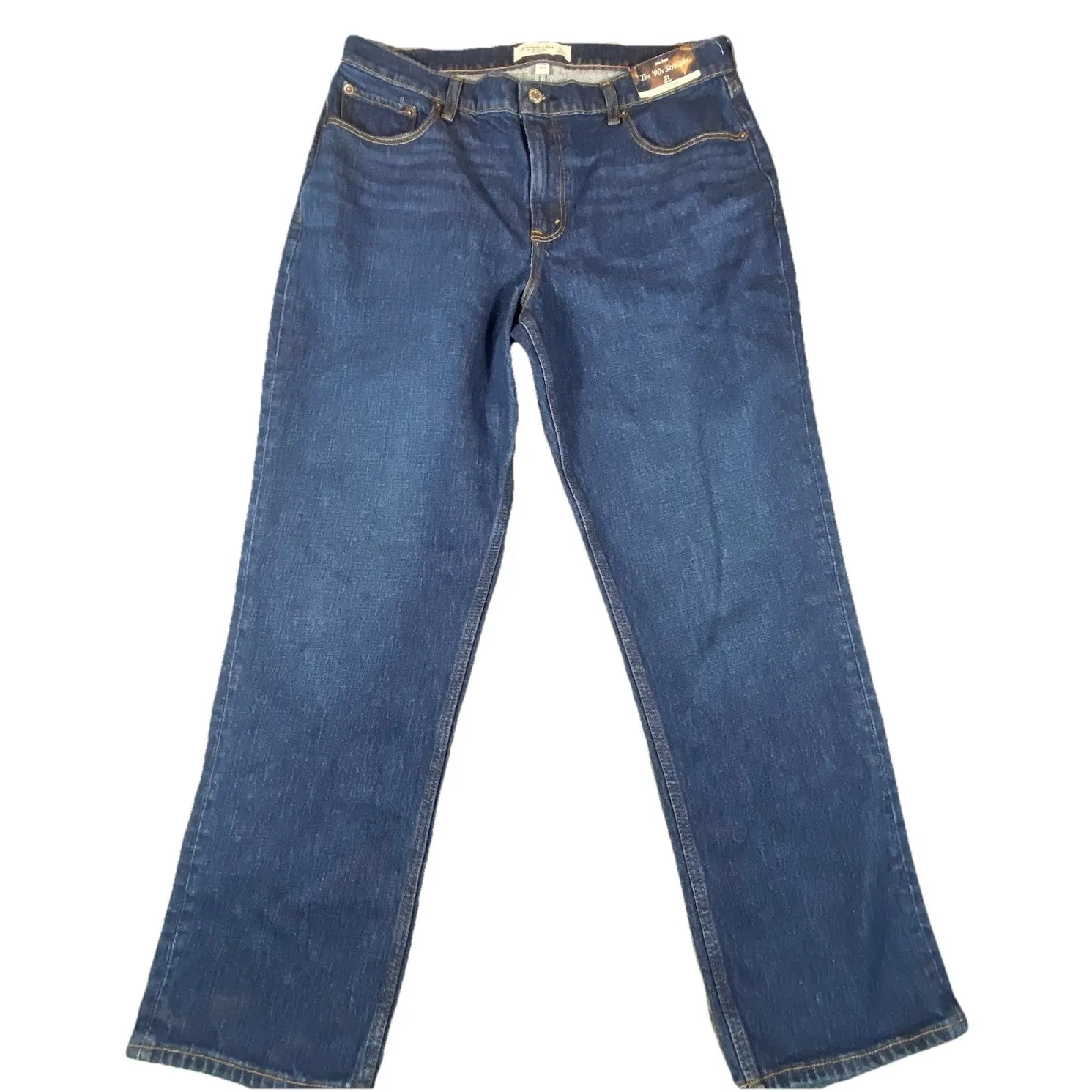 Abercrombie & Fitch Women Jeans 31 Short 90's Straight‎ Mid Rise Curve Love  NWT - Image 3