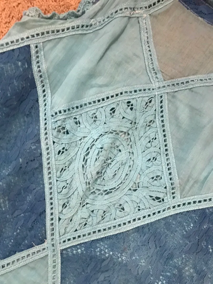 Free People Vintage Blue Sundress - Image 3