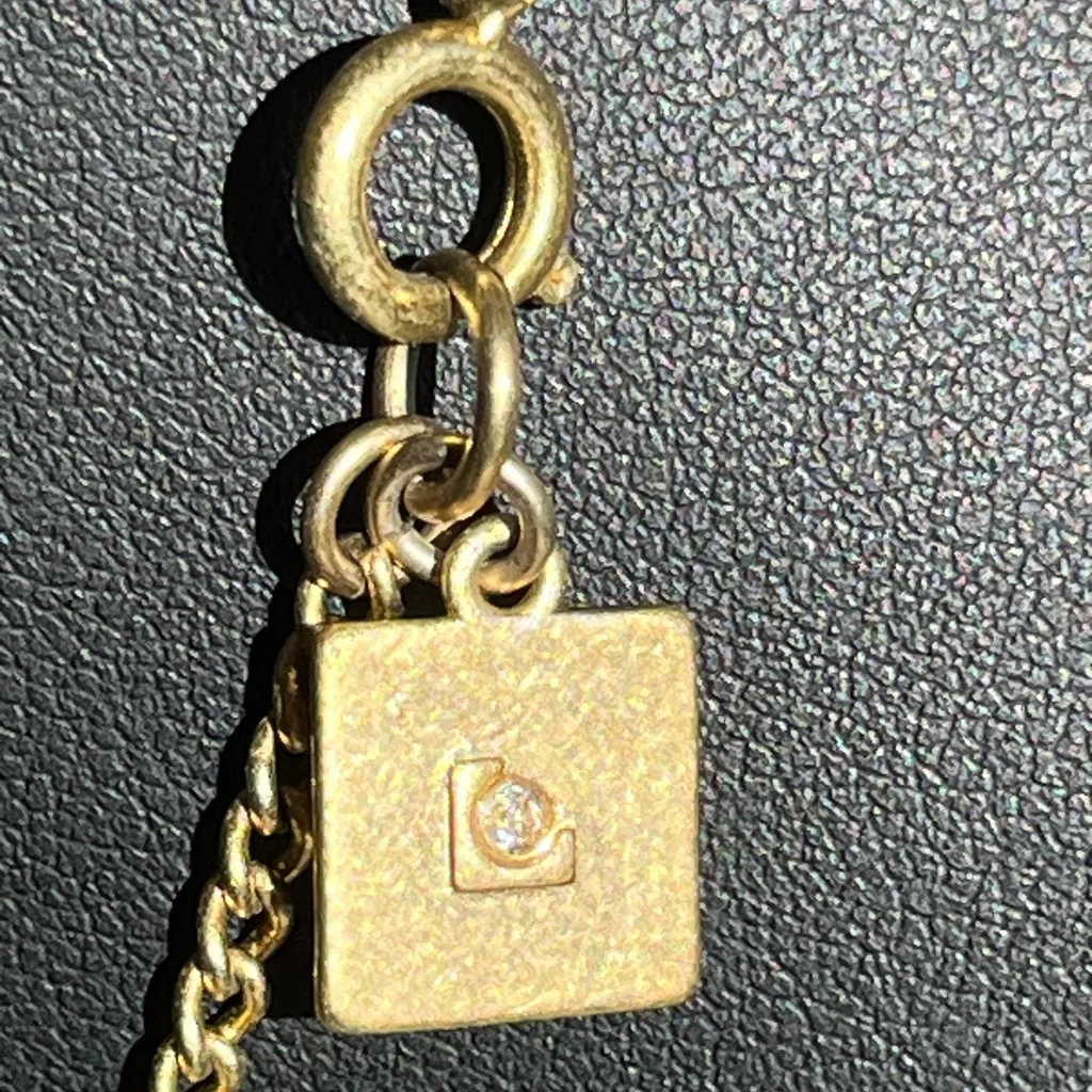 Liz Claiborne Gold and Black Beaded Necklace Stations with Gold Filigree - Image 6