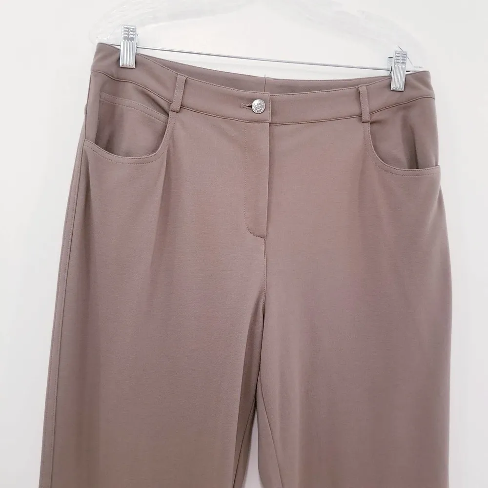 St. John High Rise Straight Leg Pants Modern Casual Office Workwear - Image 3