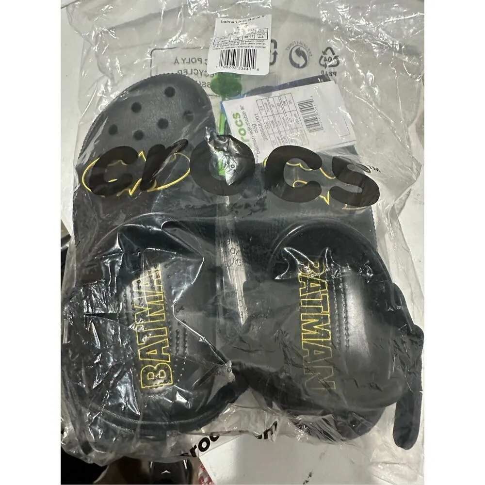 Crocs Batman Limited Edition DC Black Adjustable Clog Men’s 5 Women’s 7 Unisex - Image 3