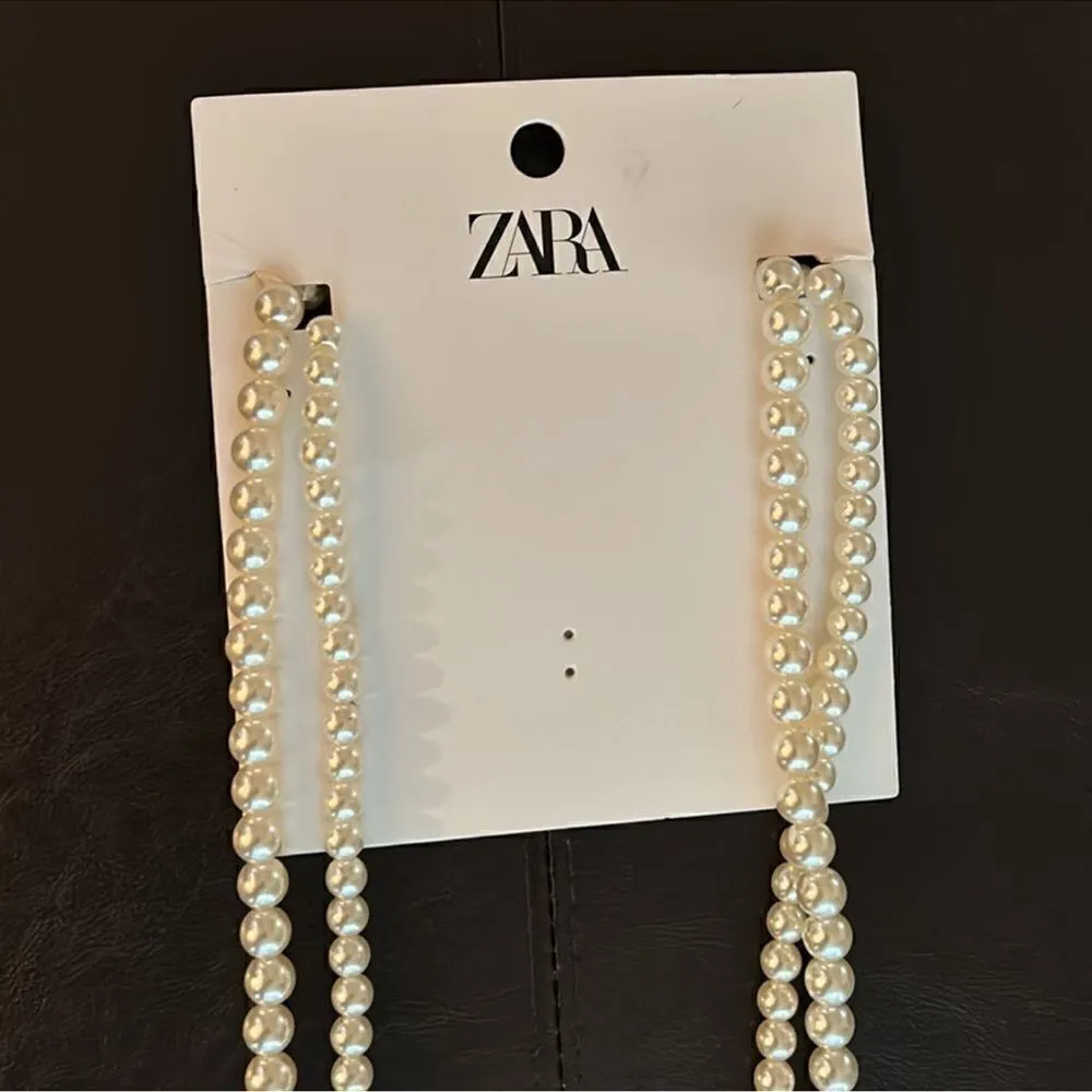 ZARA  Pearled Necklace (Size Medium) - Image 4
