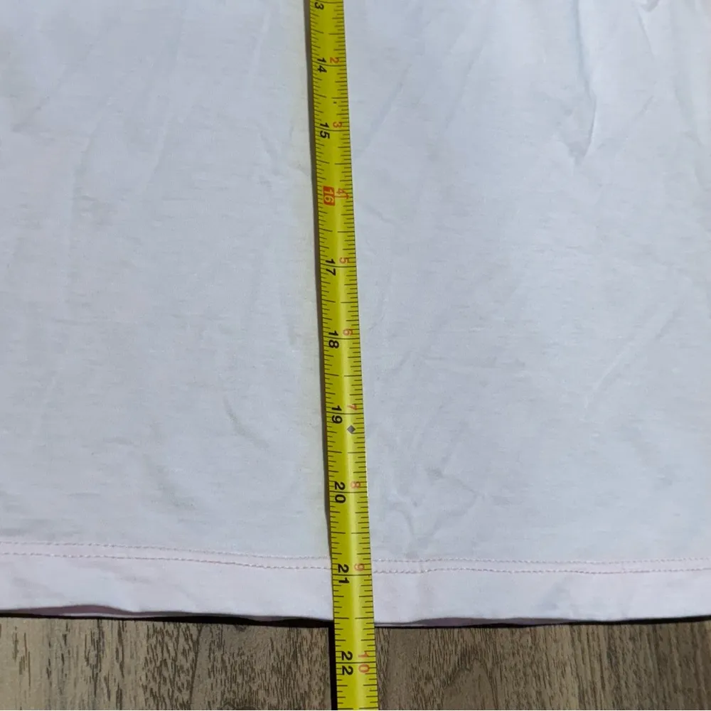 A.L.C. Pale Pink Rumi Tee Scoop Neck Puffed Sleeve Slim Fit Cotton Size XS - Image 7