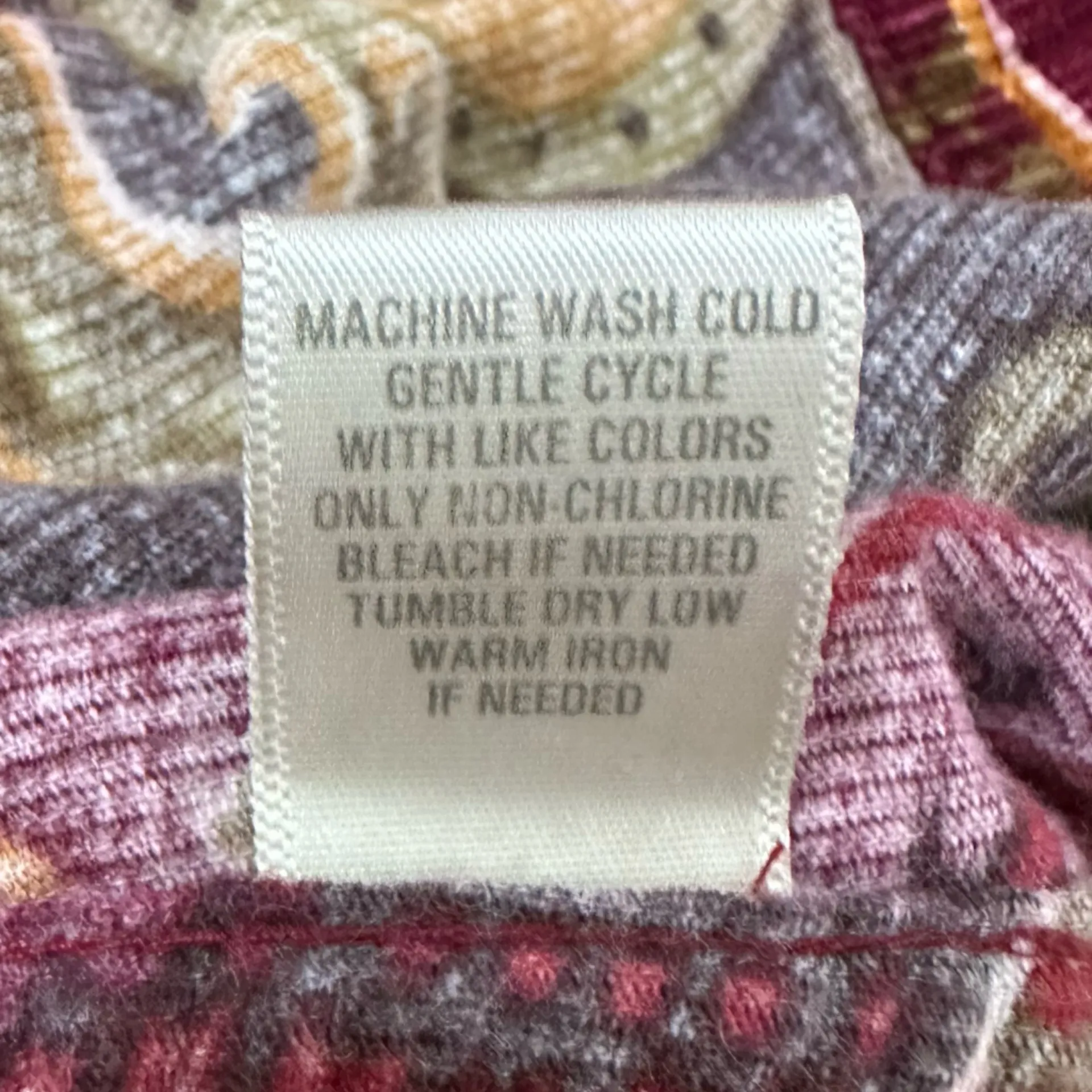 90s Boho Paisley Corduroy Shirt Jacket 1X Indie Folk Art Earthy Red - Image 11