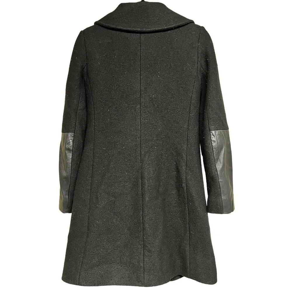 Club Monaco Wayland Coat Black Women’s Size XS - Image 2