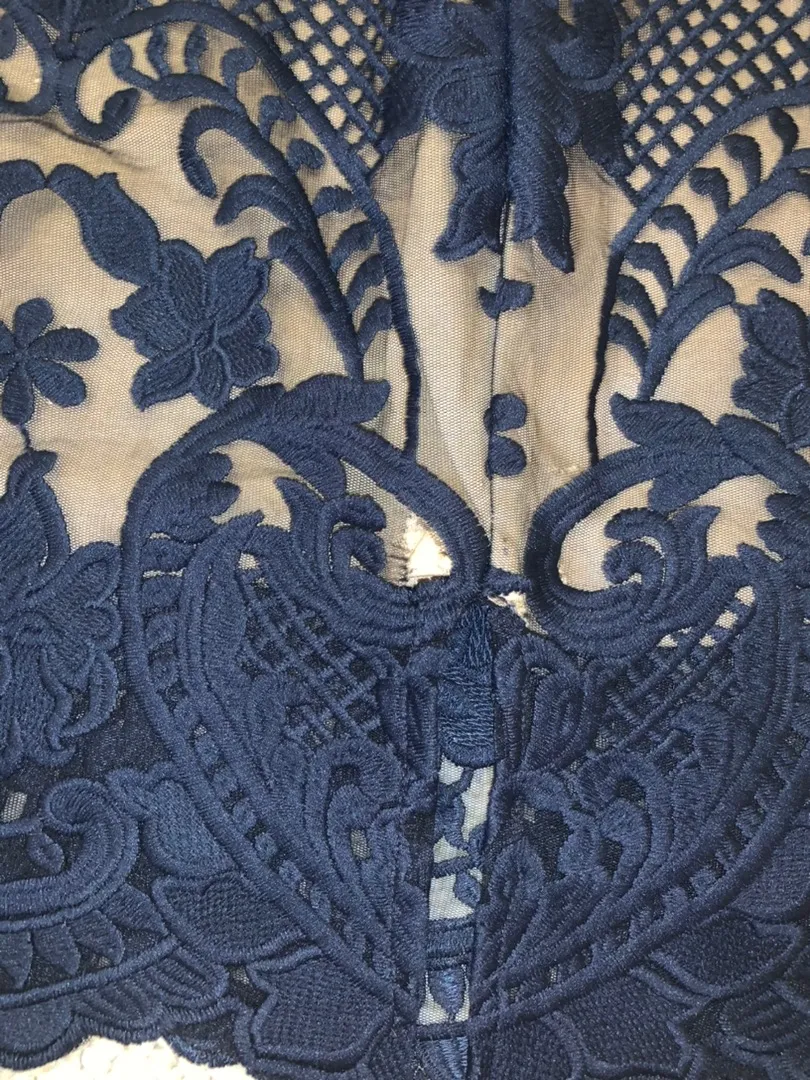 Blue Lace Dress - Image 11