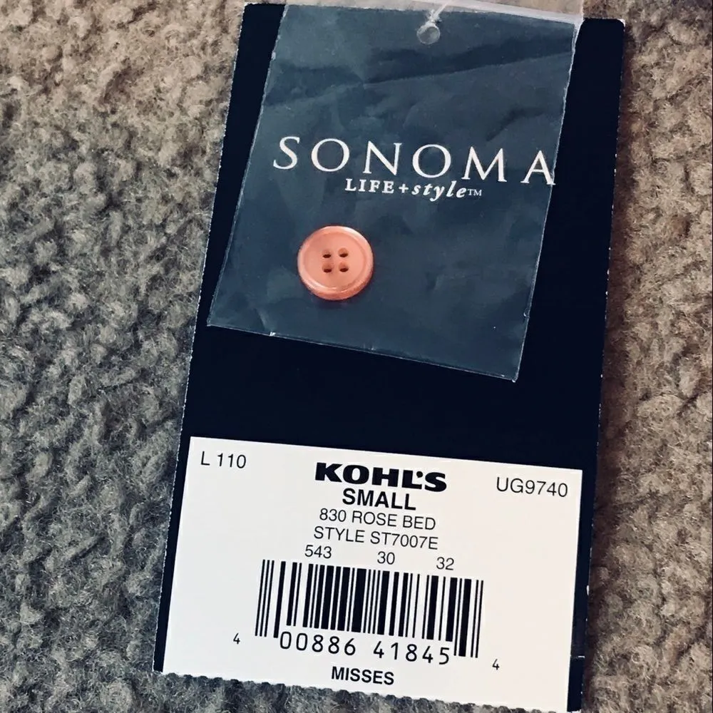 NWT Sonoma Lifestyle Small Short Sleeve Blouse - Image 8