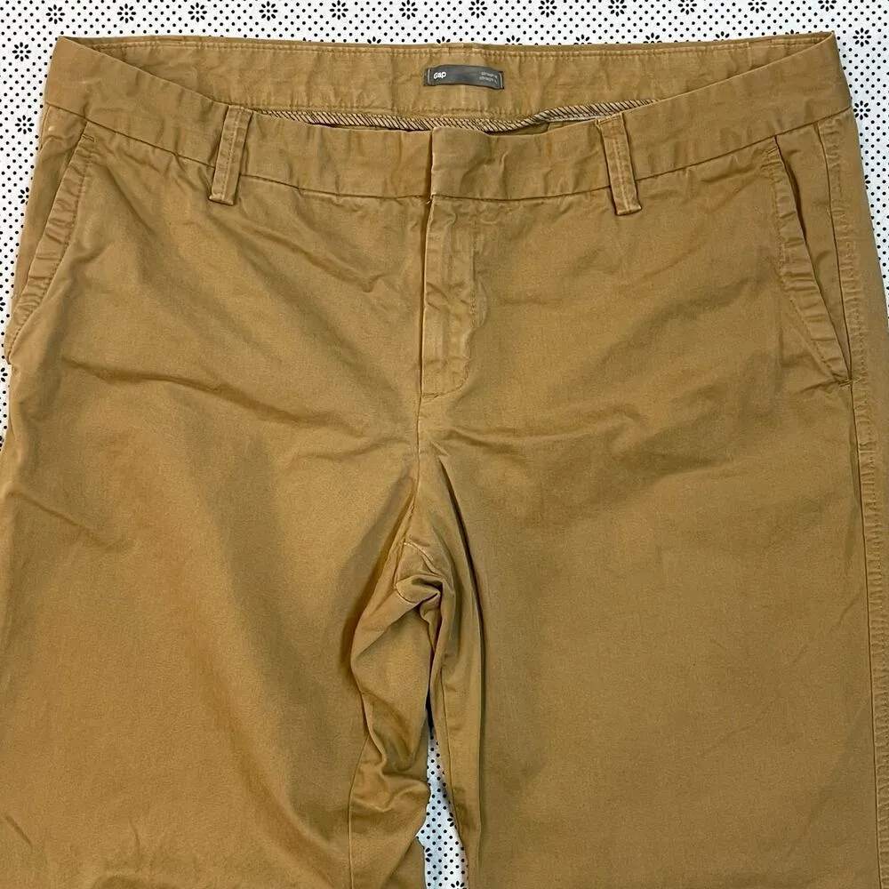 GAP Y2K Khaki Pants Women’s Size 12 Straight Leg Camel Tan Trousers - Image 3