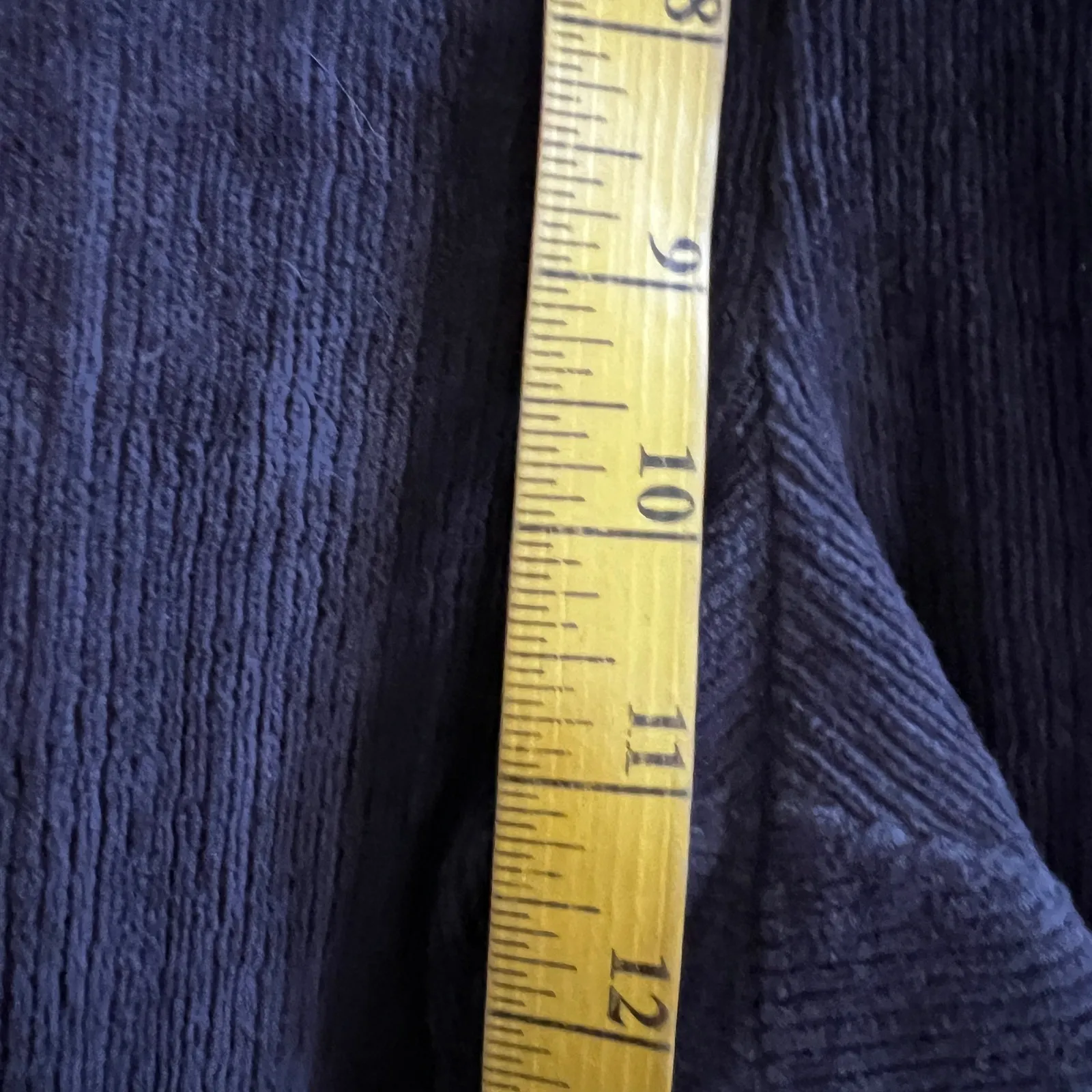 Lands' End Sport Gray Corduroy Leggings‎ Soft Neutral Minimalist Cozy Large - Image 5