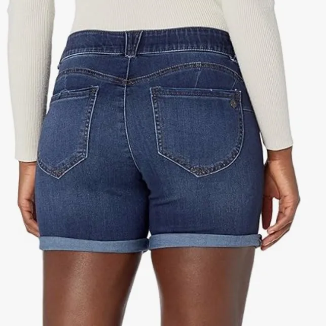 Democracy‎ Women's Blue Denim Shorts - Image 2