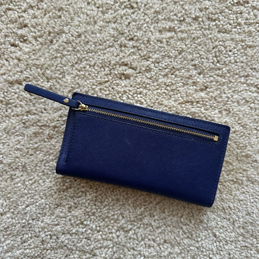 Kate Spade Navy Blue Wallet - Image 2