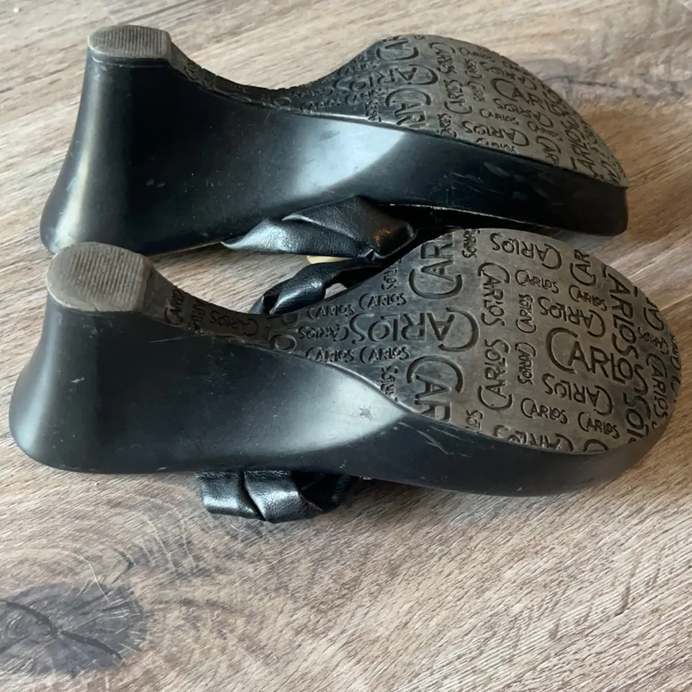 Carlos Santana Wedge Sandals Size 8 - Image 10