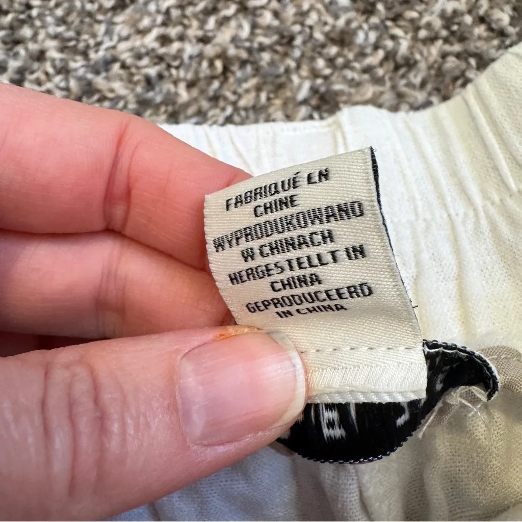 Rachel Zoe White Linen Blend High Rise Dressy Shorts Womens 6 Preppy Belted - Image 7