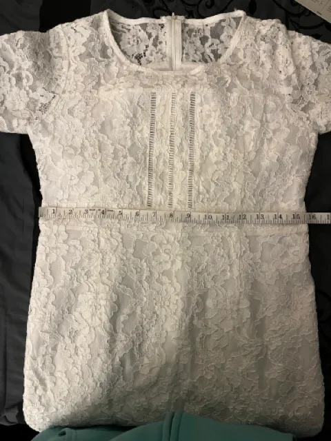 White Lace  Fashion Dress - Image 5