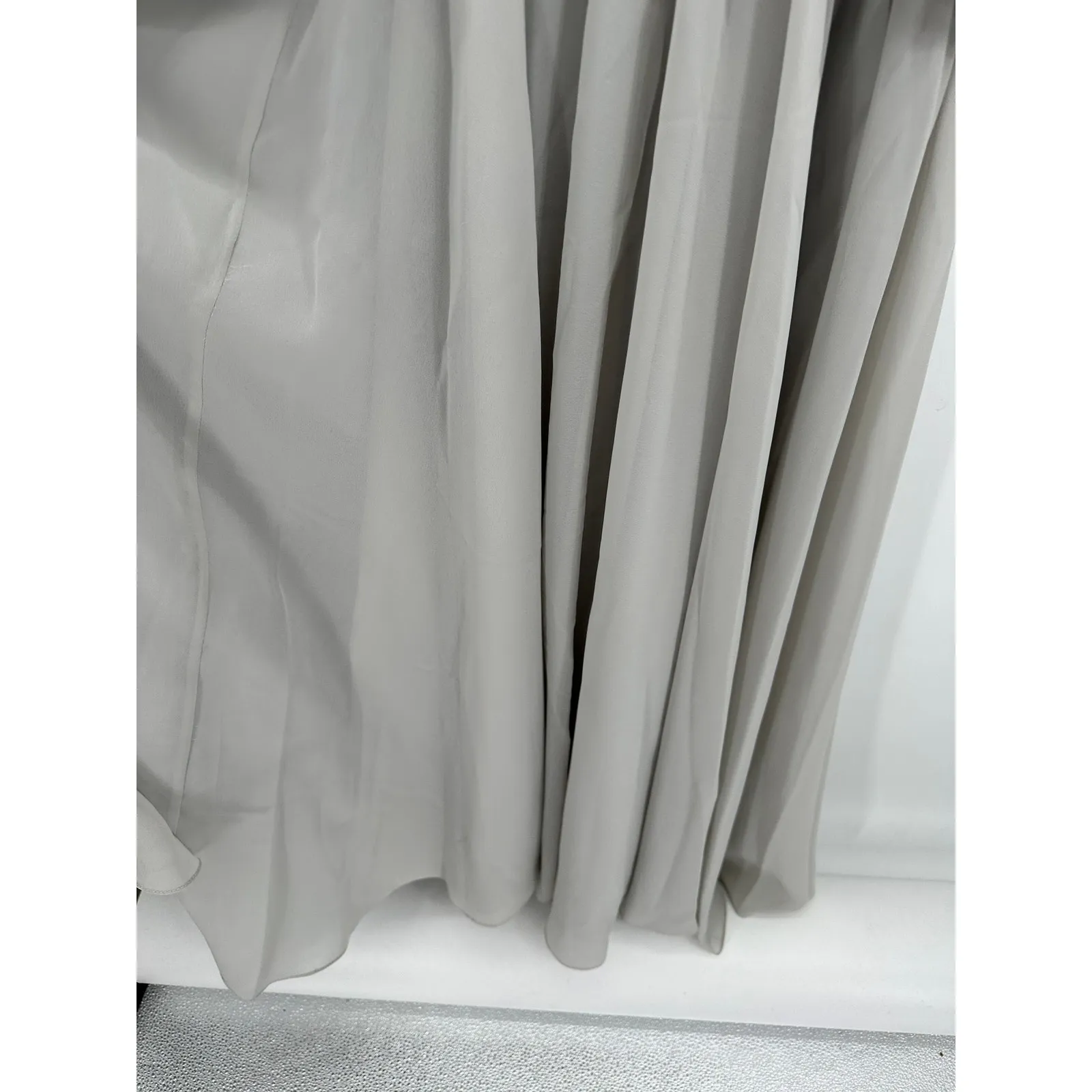 Cassandra Stone Womens Silver Embellished Formal Gown Size 14 Mother of Bride - Image 5