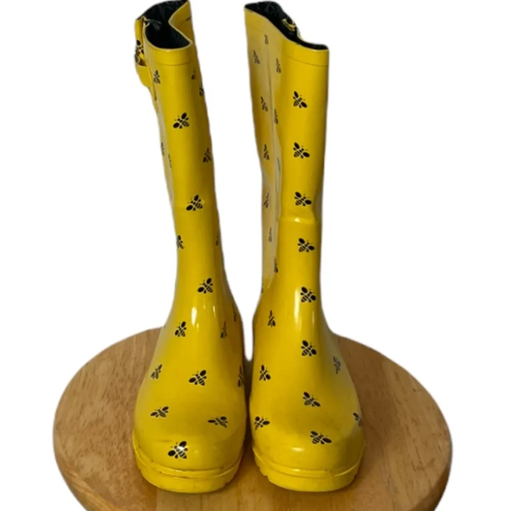 Chooka Yellow Women’s Honey Bee Rain-boots Size 6 - Image 2