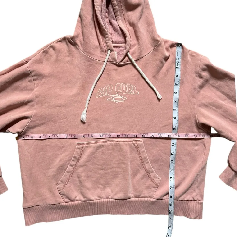 Rip Curl Sun Drenched Pullover Hoodie Surf Pink Size Medium - Image 5