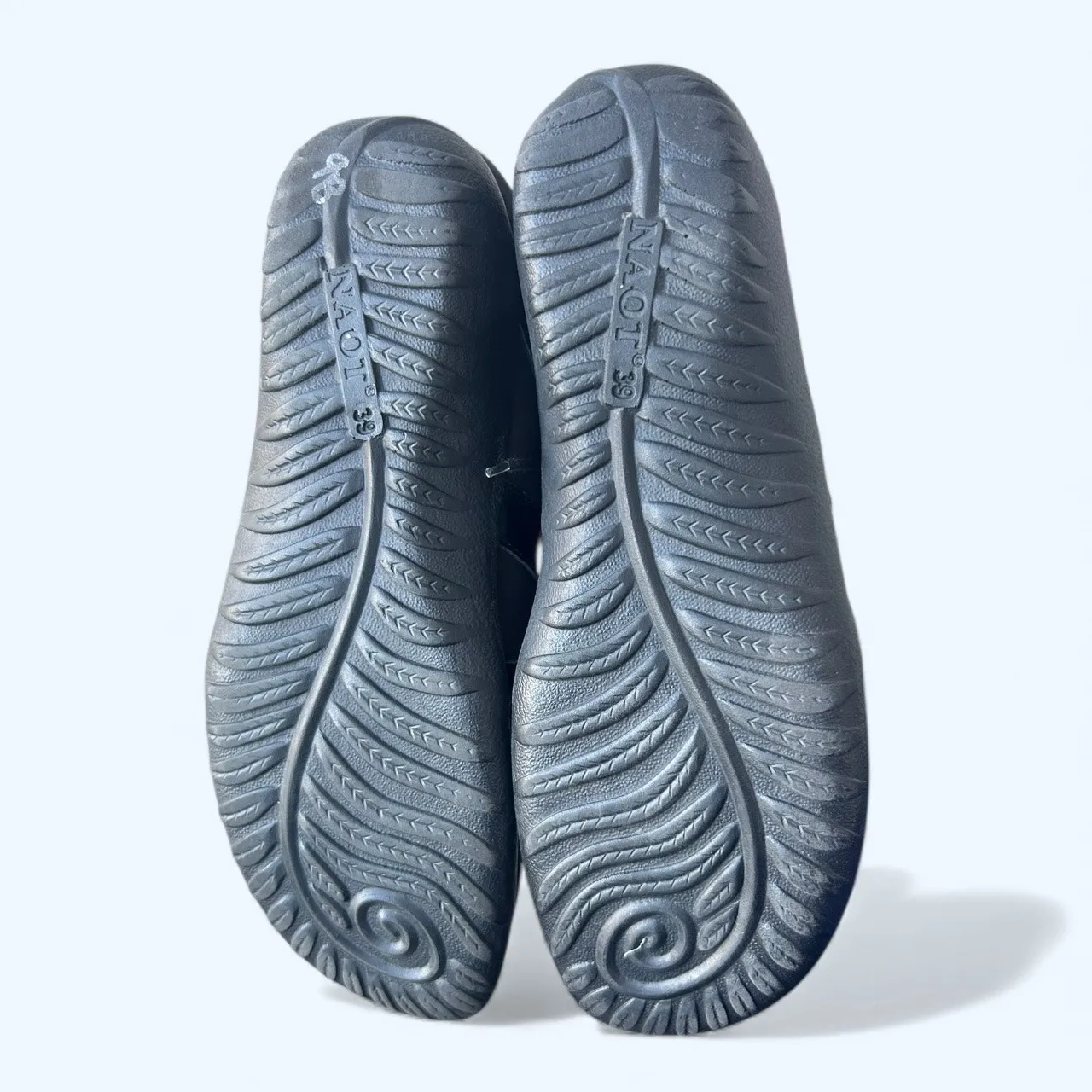 Naot Timu Black Suede Leather Lace Up Mary Jane Comfort Shoes Women's 39 EU Size 8 - Image 7