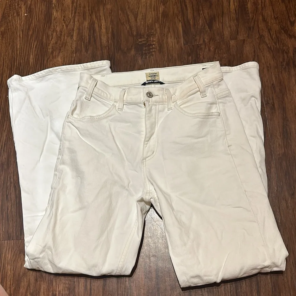 Citizens of Humanity Amelia Vintage Flare Jeans White - Image 5