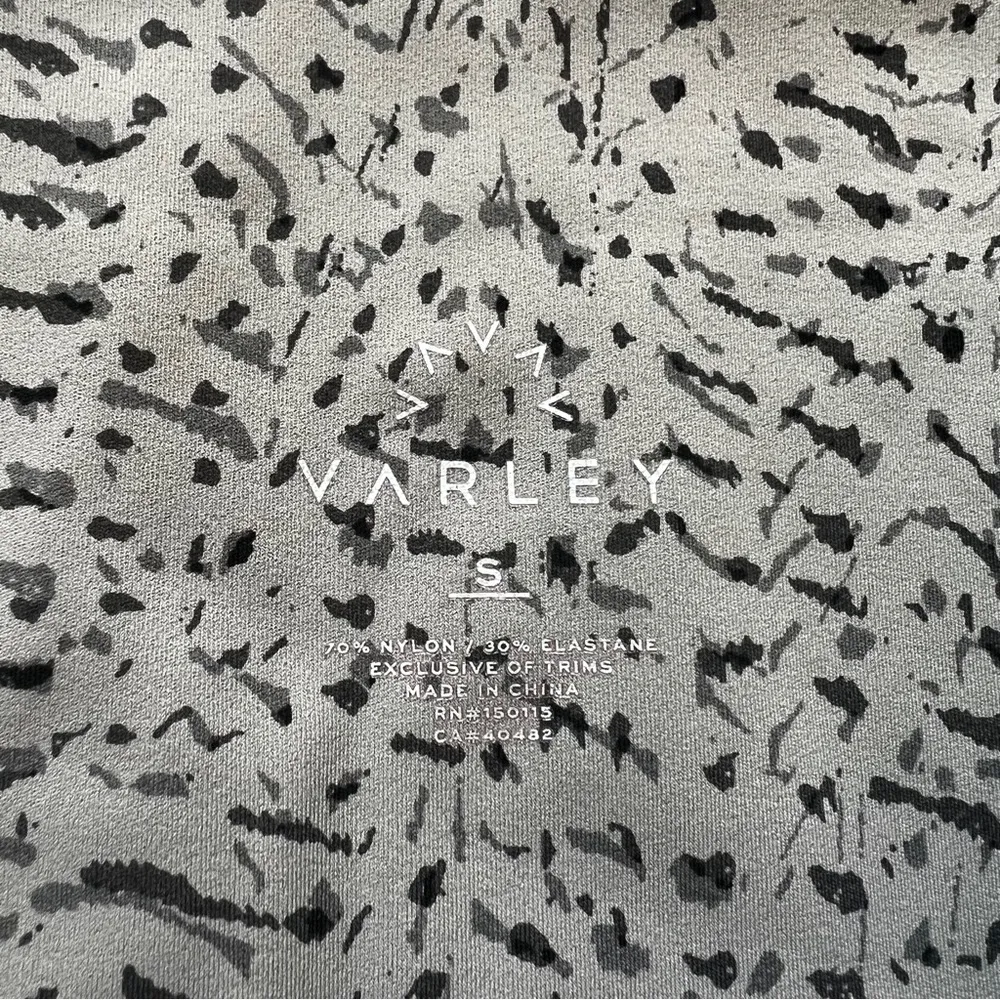 Varley  Patterned Leggings Size Small - Image 2