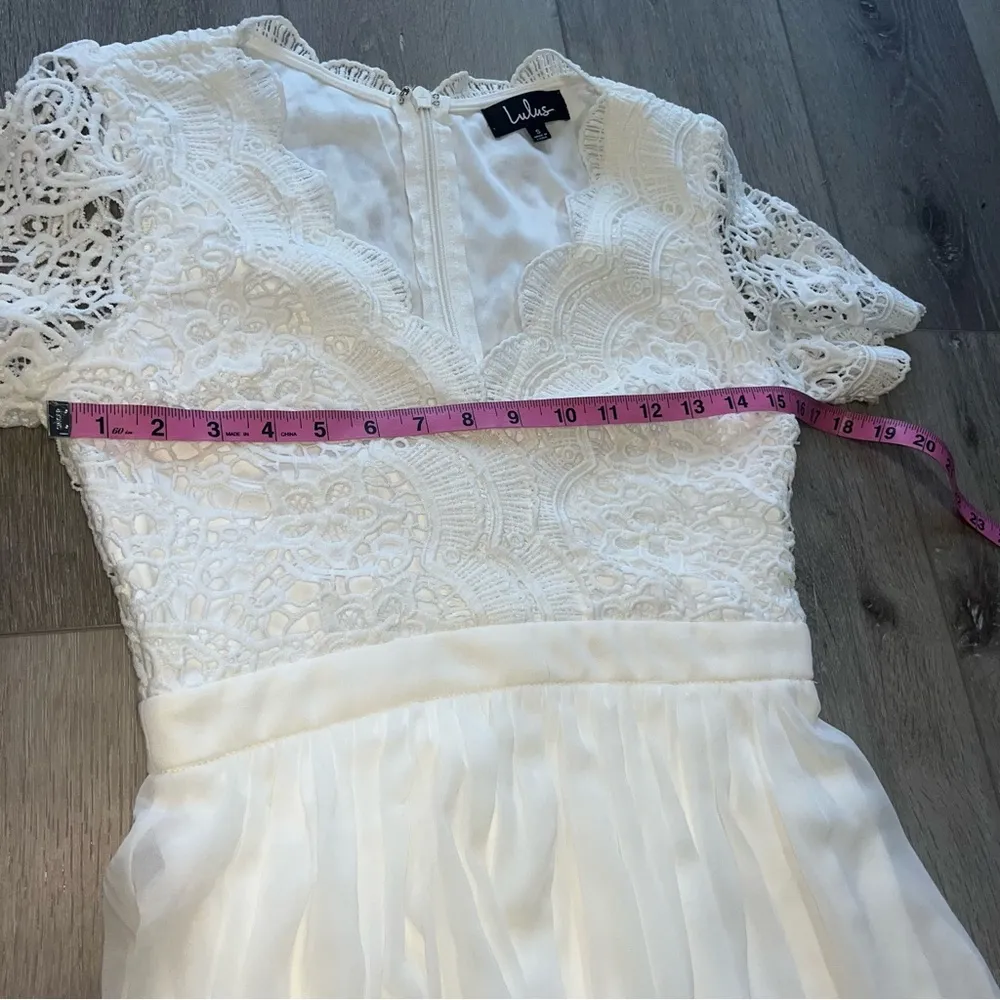 Angel in Disguise White Lace Skater Dress - Image 11