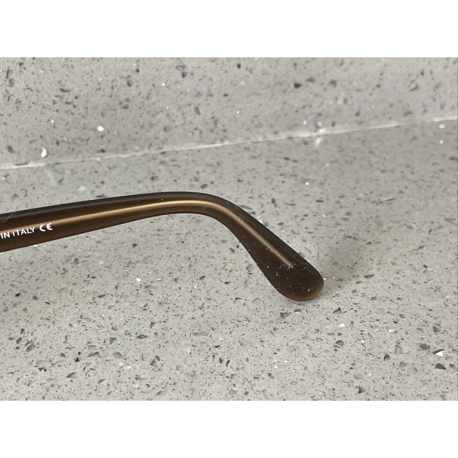 Emporio Armani 610 312 Black 54-17-140 Plastic Eyeglasses Frames ONLY Italy - Image 7