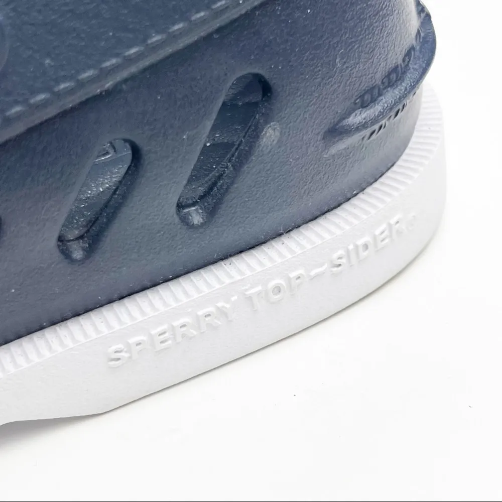 SPERRY Navy Original Float Boat Lightweight Speckled Slip On Boat Shoes, Size 6 - Image 5