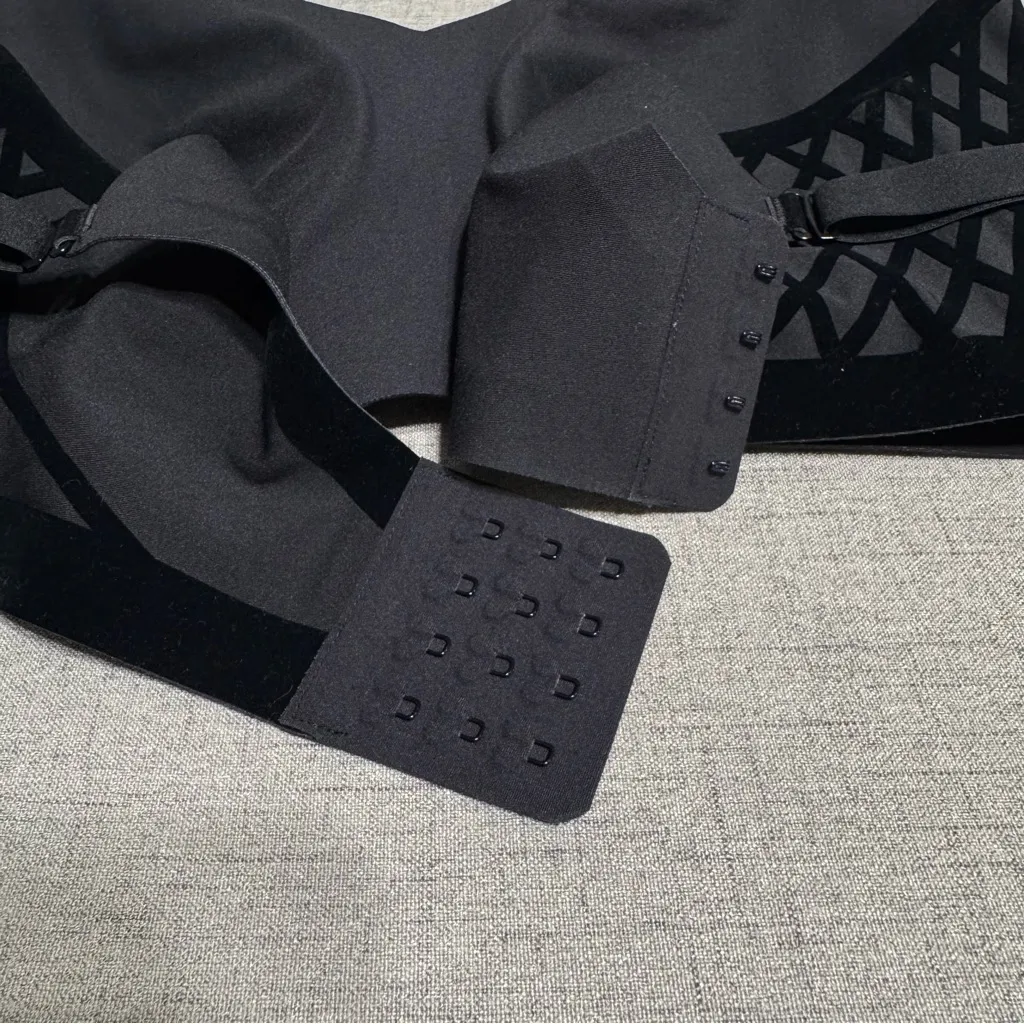 Honeylove Silhouette Bra Wireless Lift Flexible Support Black Vamp Size 1X New - Image 9