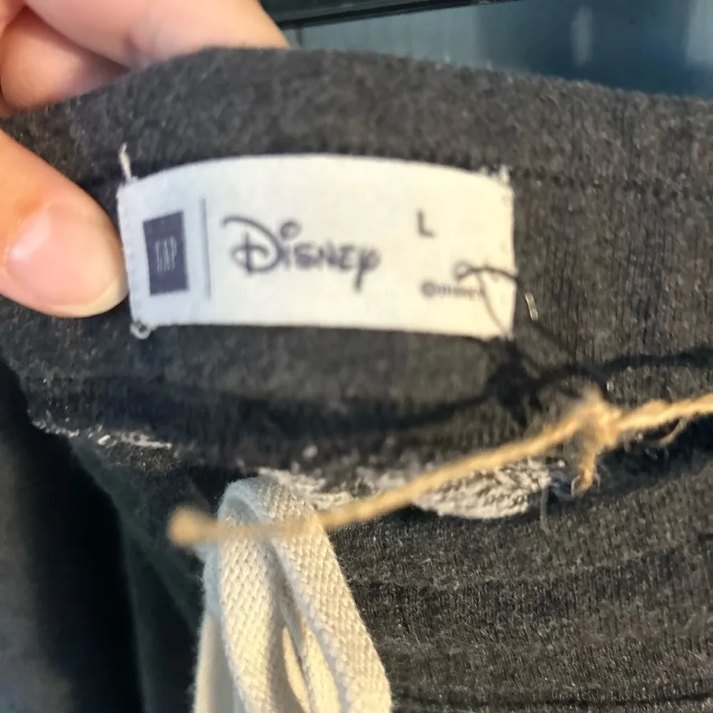 Gap x Disney Sweatpants/Joggers, Size L Black Size L - Image 6