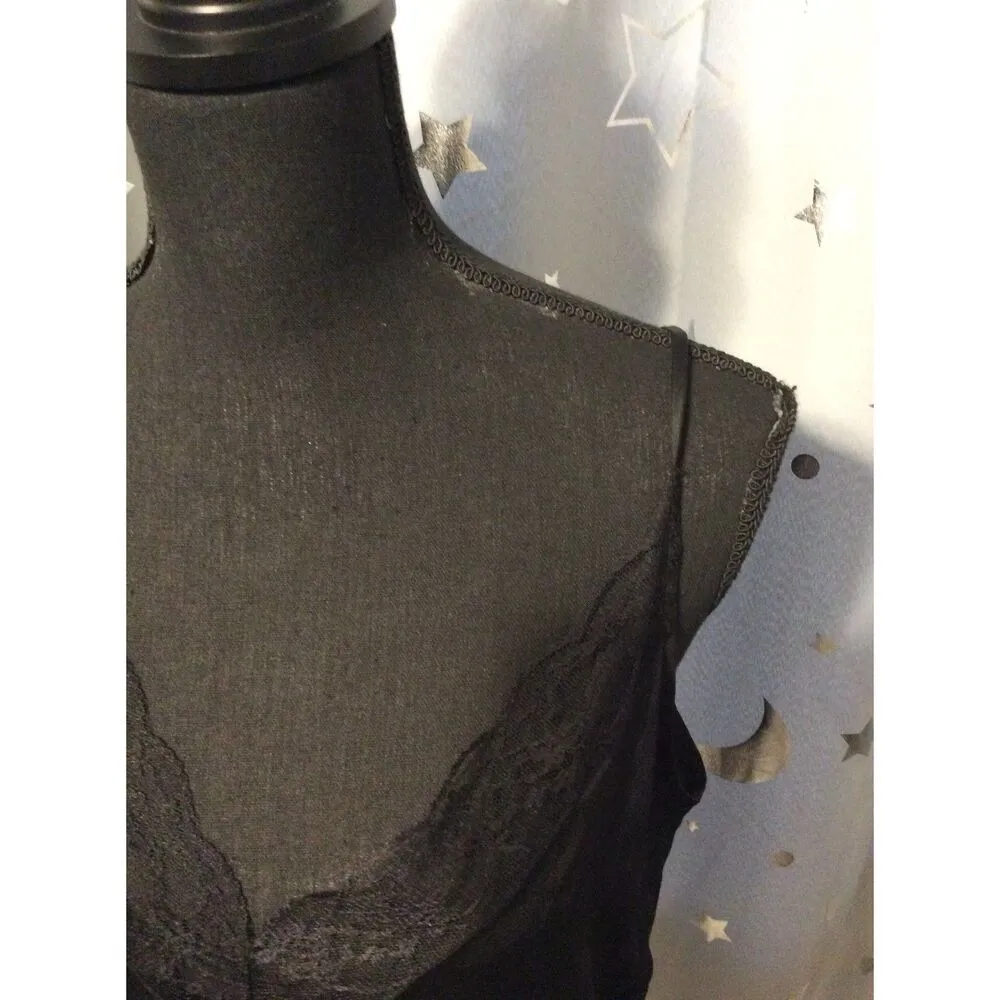 Willow & Root Black Lace Cami Womens Size Medium M - Image 3