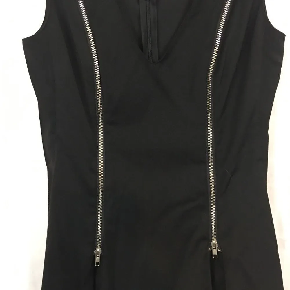 Mika & Gala Black Sleeveless Skater Dress - Image 7